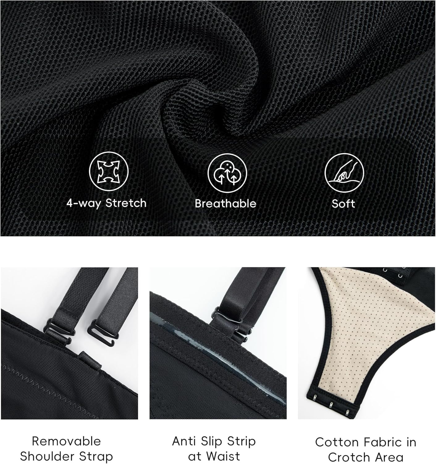 REYEOGO Tummy Control Shapewear for Women - Faja Body Shaper High Waist Butt Lifting Shapewear Panties - Image 6