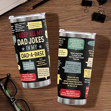 Fathers Day Dad Gift for Dad Husband from Daughter Son Wife,20Oz Stainless Steel Tumbler Birthday Gifts for Men Adults Husband Stepfather Present Decorations on Fathers Day Christmas Thankgiving