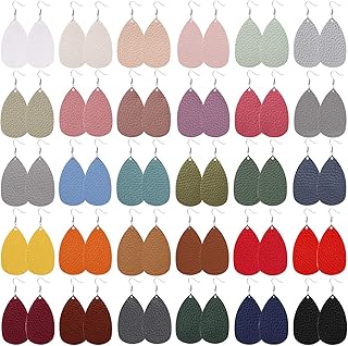 18-32 Pairs Tassel Earrings Set with Colorful Tassel Long Layered Dangle Hoop Tiered Thread Earrings Set for Women Jewelry Fashion and Valentine Birthday Party Gift