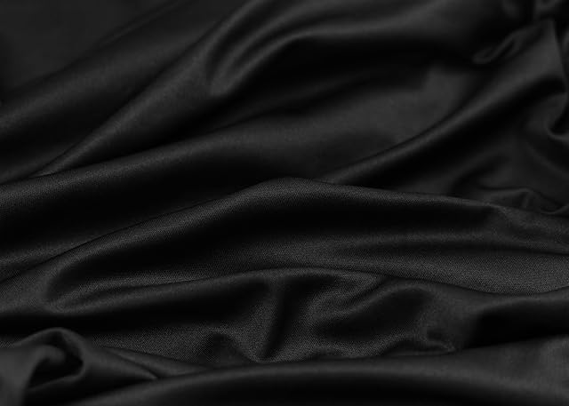 SleepyNights HOTEL QUALITY EGYPTIAN COTTON FLAT SHEET: 4FT BED (SMALL DOUBLE) BLACK