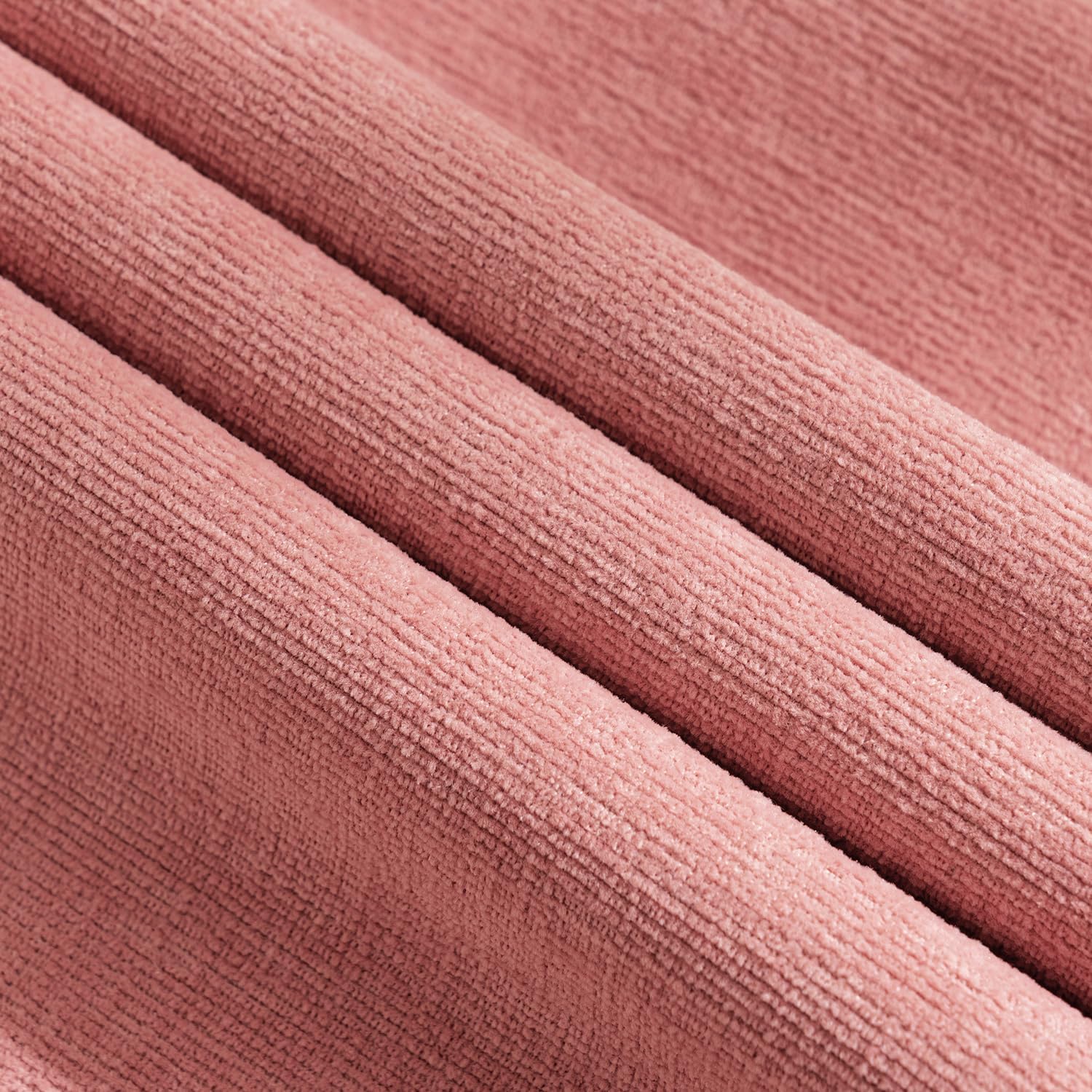 MIULEE Coral Red Couch Pillow Covers 18x18 Inch, Set of 2 Soft Chenille Decorative Square Throw Pillow Covers Farmhouse for Sofa Living Room Bed