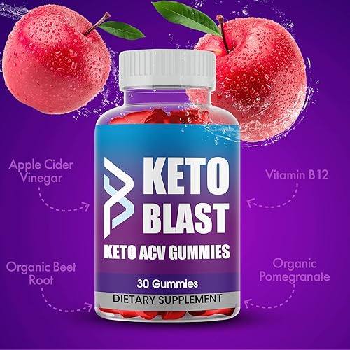Miniatura 3 de Paquete de 1 gomitas Keto Blast, máxima fuerza, gomitas Keto Blast original, fórmula avanzada, suministro para 30 días