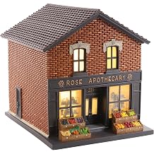Department 56 Schitt's Creek Village the Rose Apothecary Shop Light Up Building, 6.1 Inch, Multicolor