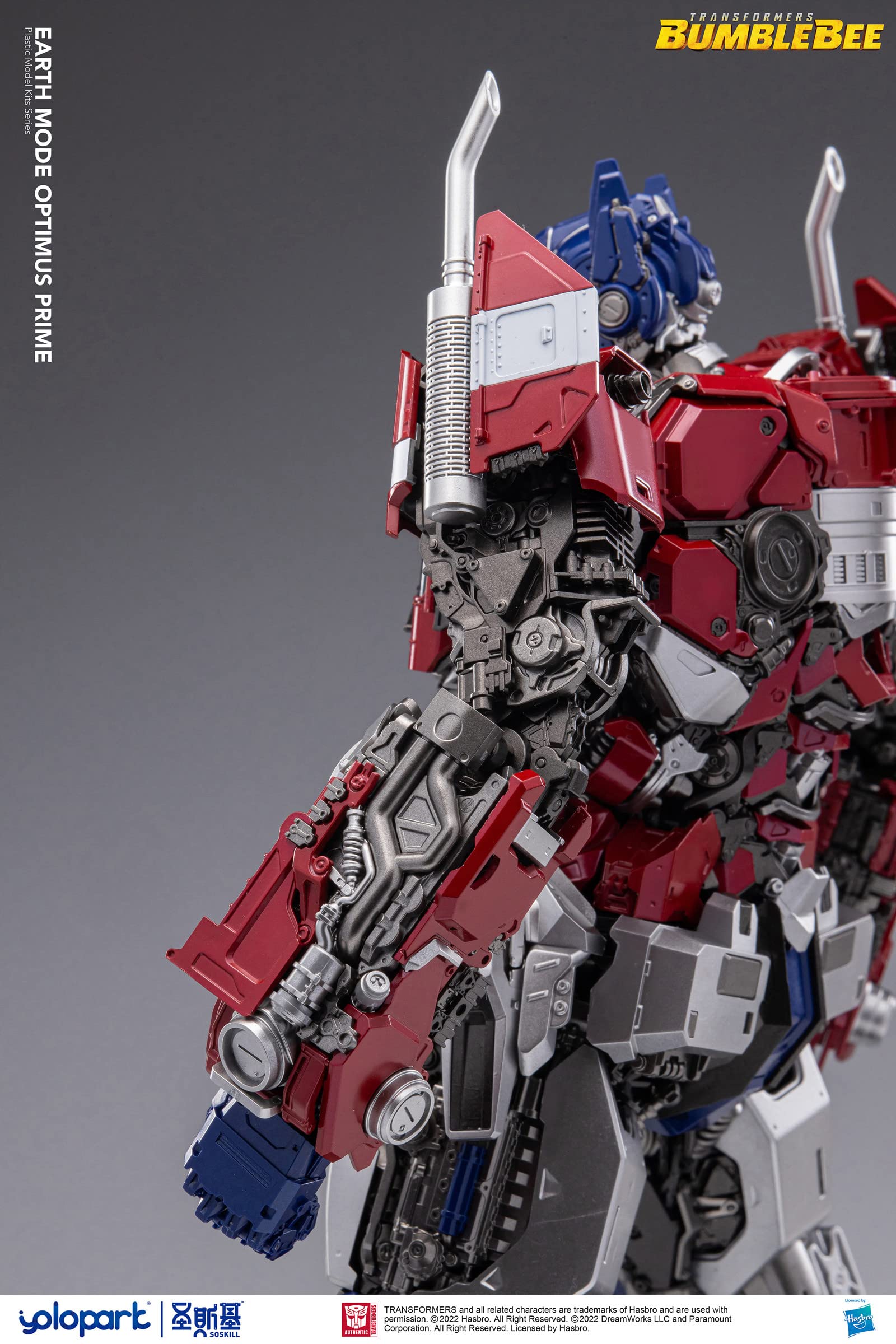 Transformers Toys Earth Mode Optimus Prime PLAMO, Bumblebee The