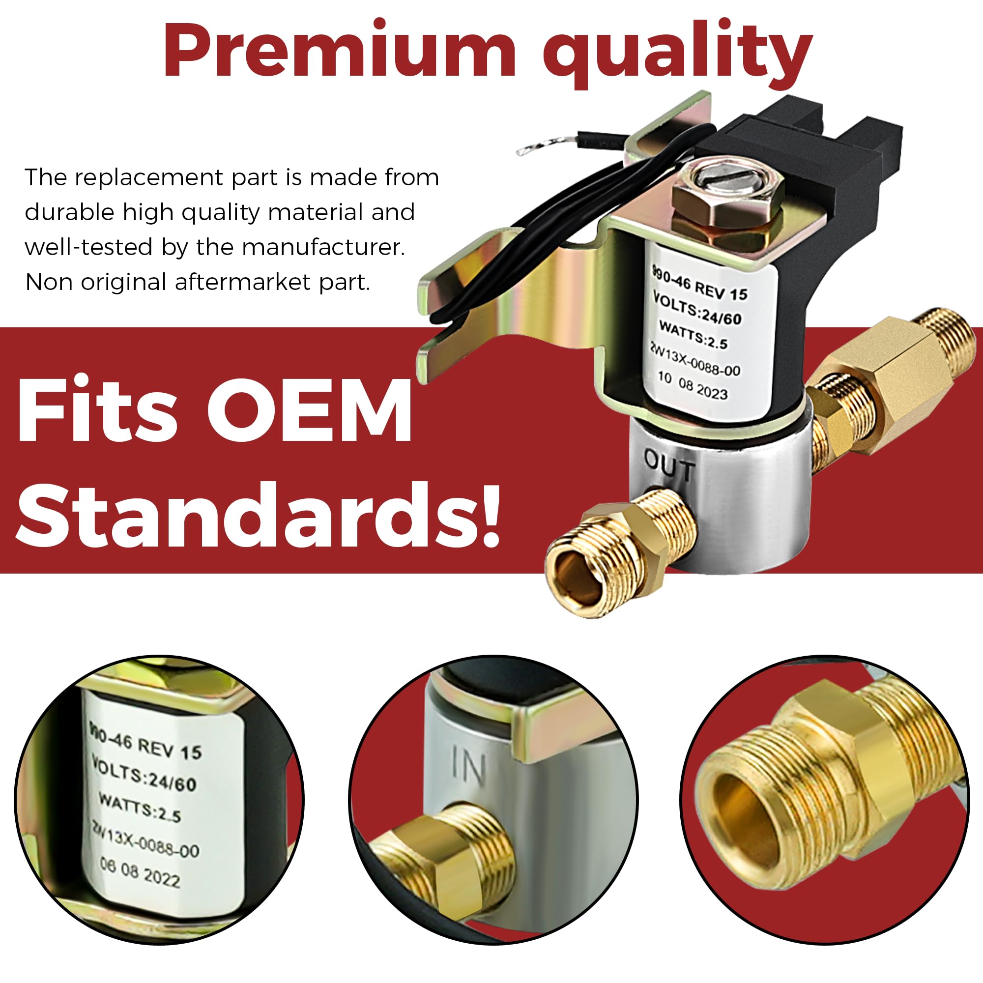 Romalon 990-53 Water Solenoid Valve Replacement for General Romalon 990-53 Water Solenoid Valve Replacement for General
