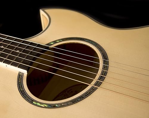 Miniatura 3 de Washburn Festival Series - Guitarra acústica-eléctrica de 6 cuerdas, derecha, natural (EA20-A)