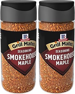 McCormick Grill Mates Smokehouse Maple Seasoning, 3.5 Oz (Pack of 2)