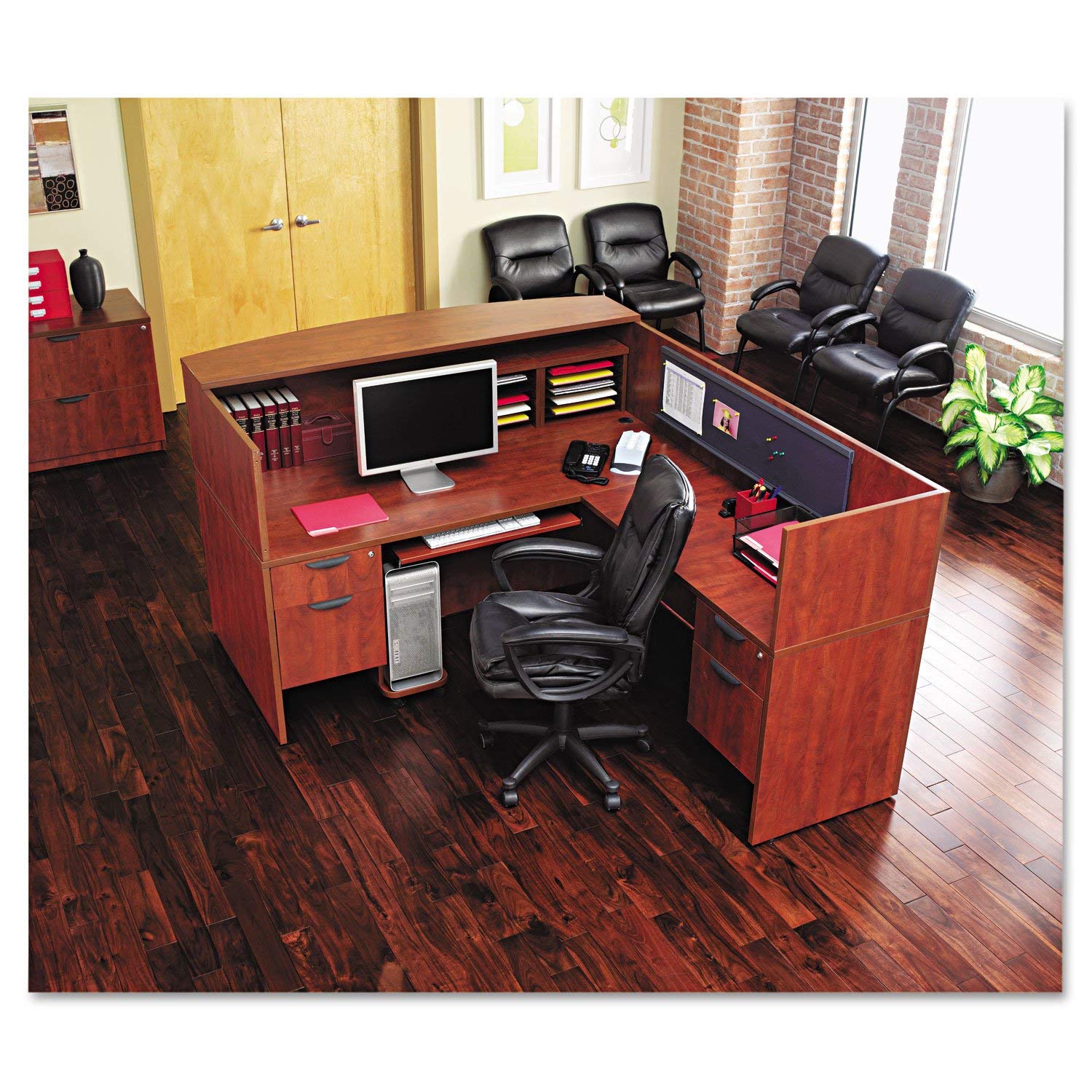 Amazon.com: Alera Valencia Series Straight Front Desk Shell, 65