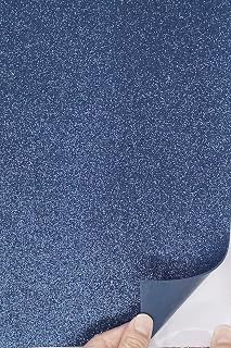 Allgala 12 Pack Glitter EVA Foam Paper 8 x 12inch Sheets-Navy Blue Color Self-Adhesive - Perfect for Kids Art Craft Projects and Classrooms or Cosplay DIY Cutters Card Party Decoration
