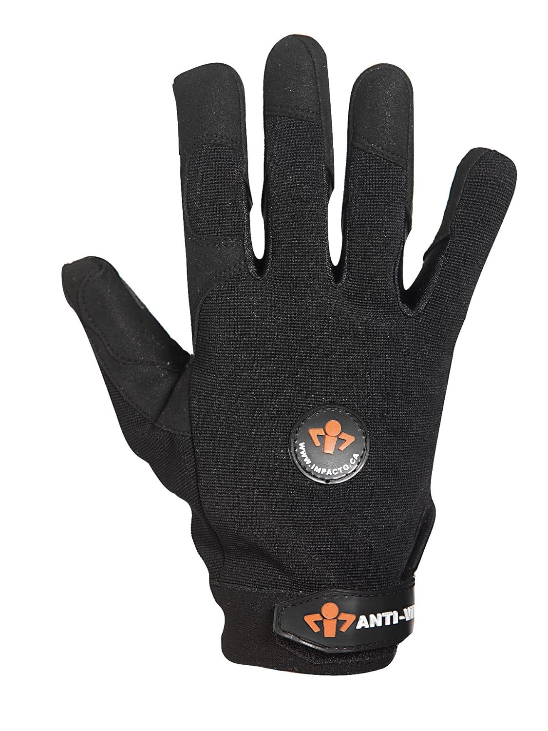 Anti-Vibration Gloves, S, Black, PR