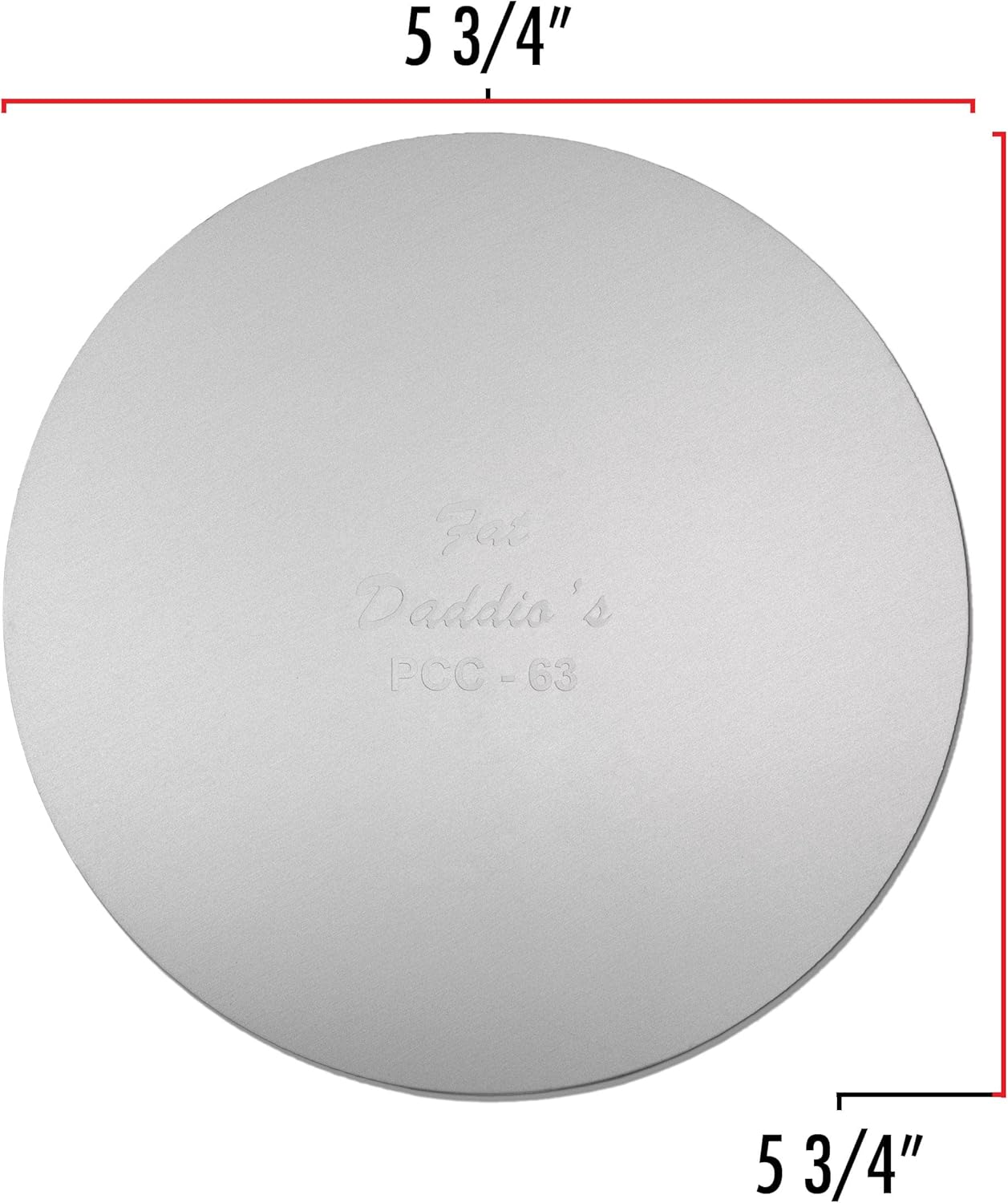 Fat Daddios 6 Pack ProSeries 6”; x 3”; Anodized Aluminum Round Cheesecake Pan