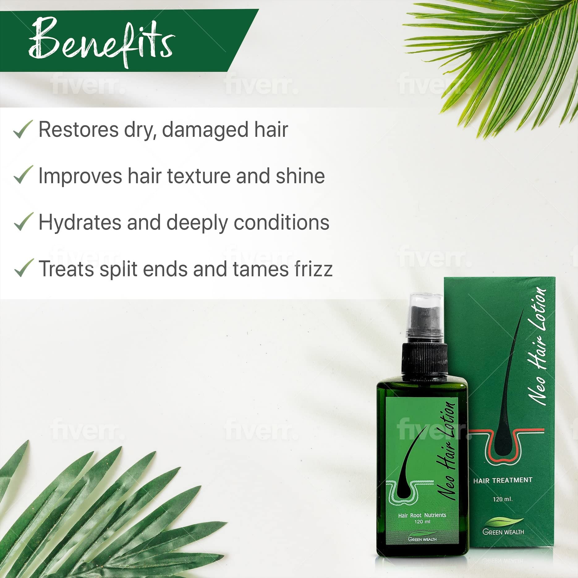 (120 ML) New Popular Neo Hair Lotion Treatment For Hair Loss Herbal