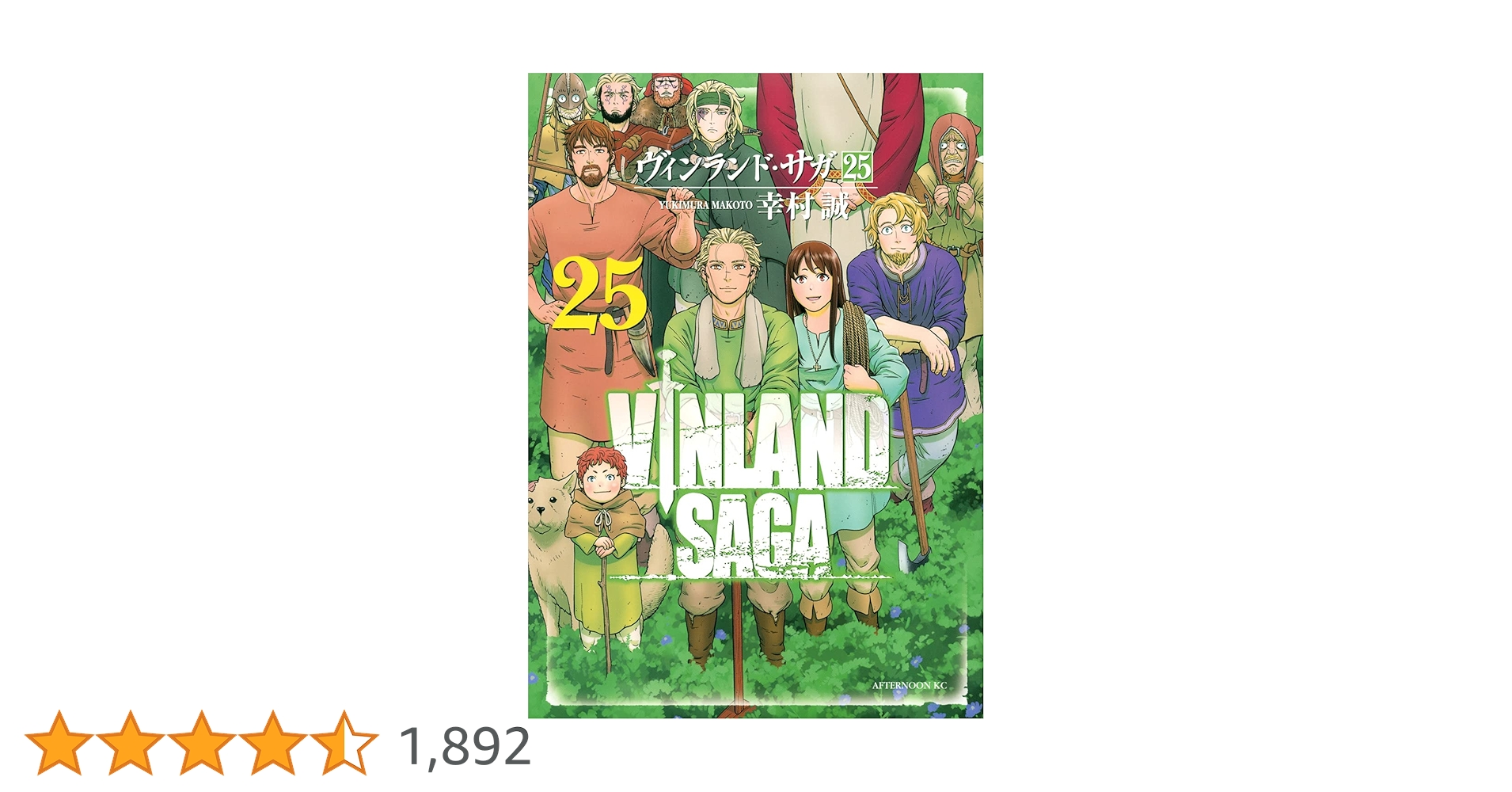 Amazon.co.jp: ヴィンランド・サガ(25) (アフタヌーンKC) : 幸村 誠: 本