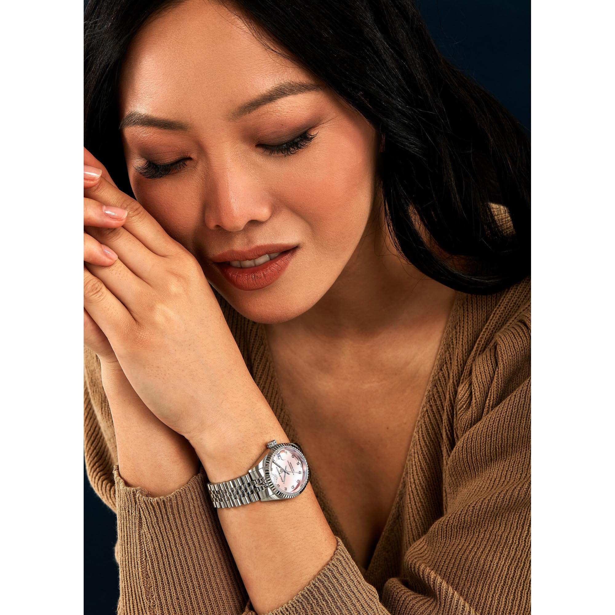 Philip Watch Caribe Urban Orologio Donna Diamonds, Tempo, Data, Analogico CT 0,05 GH - SI3 - R8253597639