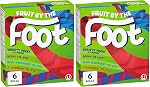 BETTY CROCKER FRUIT BY THE FOOT - VALUE PACK SIZE - Strawberry, Blue Raspberry, Berry Tie-Dye Fruit Flavoured Snacks, Pack of 30 Rolls, 637 Grams Package of Fruit Flavoured Snacks
