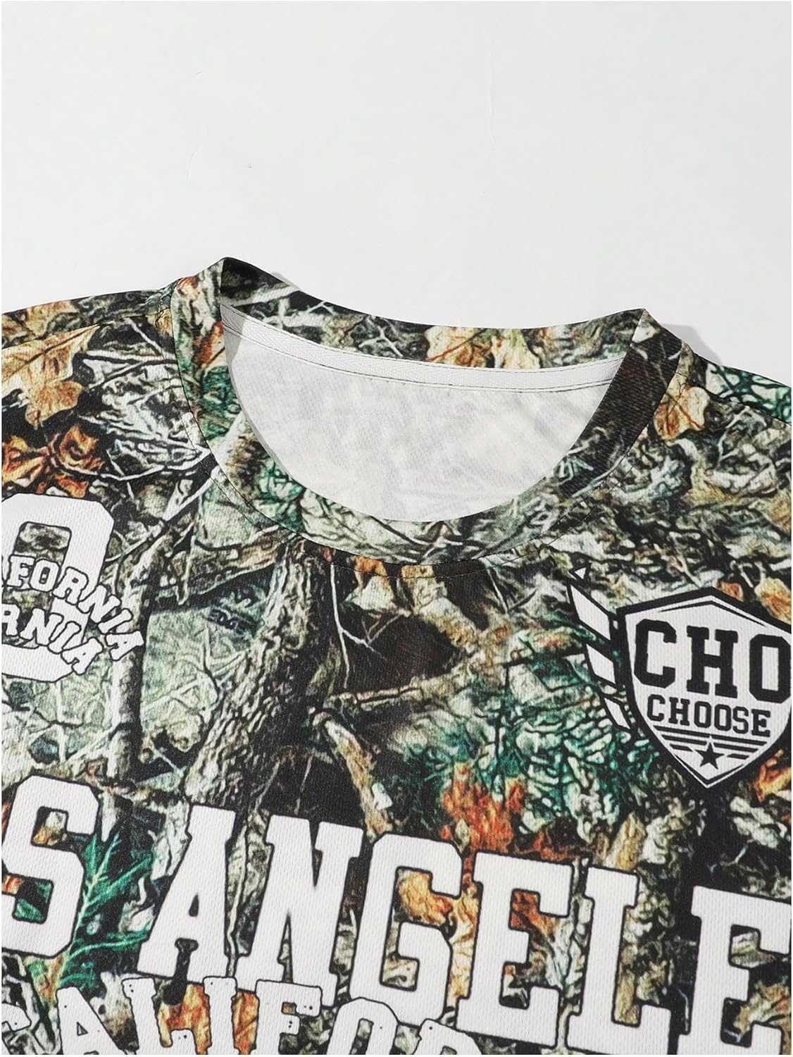 WDIRARA Men's Y2k Camo Print Street Tops Crew Neck Short Sleeve Baggy Tees Tops Jersey Shirts - Image 6