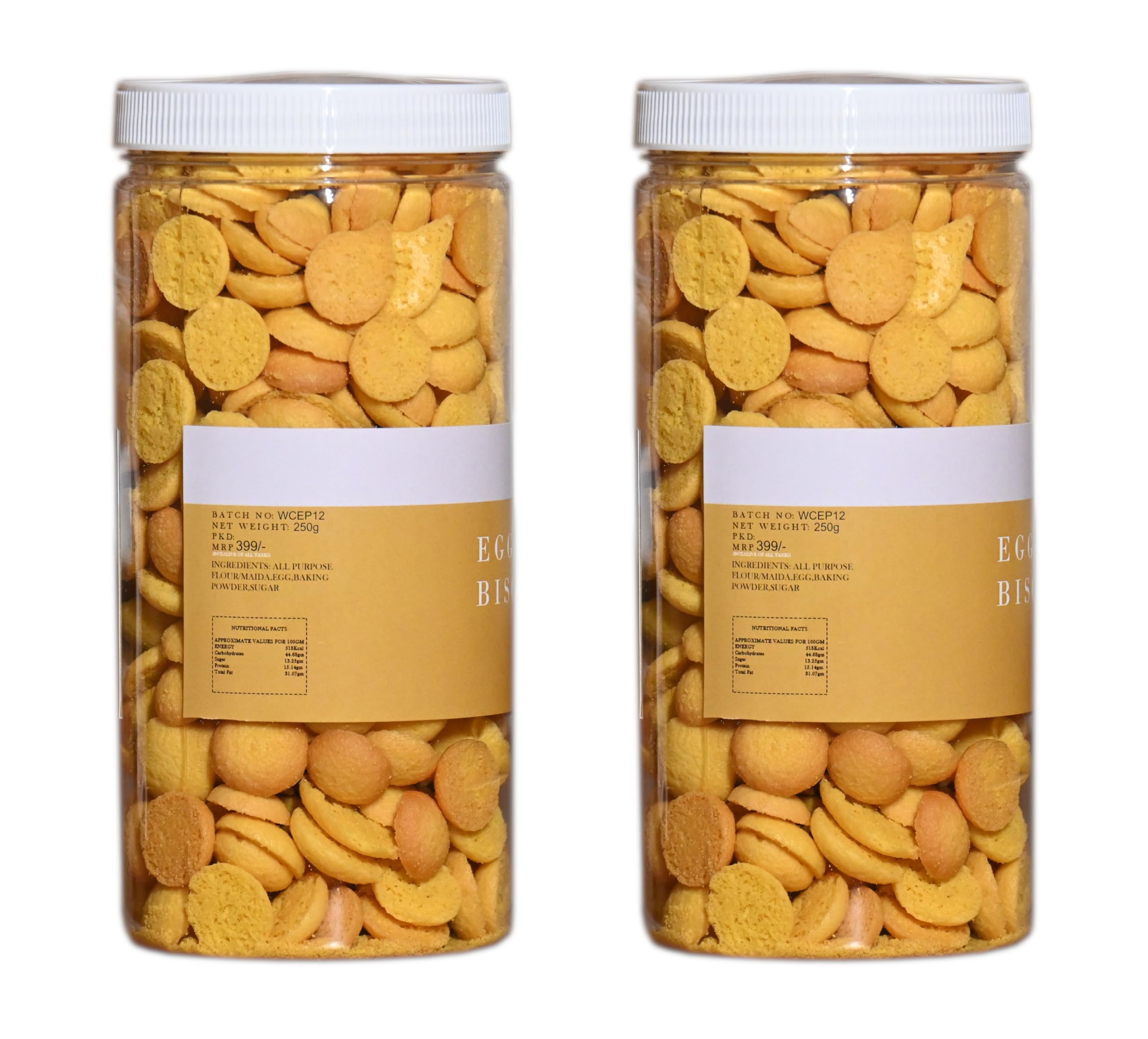 We Care Eco Products | Egg Drop Biscuts Mutta Biscuts Bean Biscuts Coin Biscut Button Biscut Egg Biscut Baby Biscut | Kerala Special | 500gm - Image 3 thumbnail