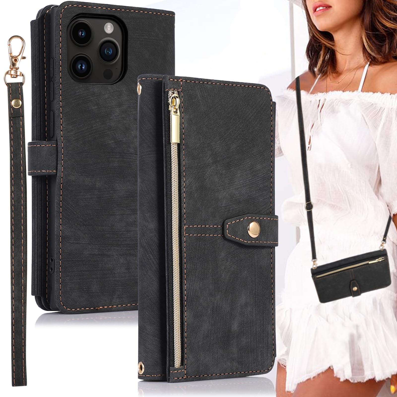 iPhone 15 Pro Max ケース 手帳型 革 ショルダー ストラップ Amazon.co.jp: iPhone 15 pro Max 用 ケース 手帳型 ショルダー