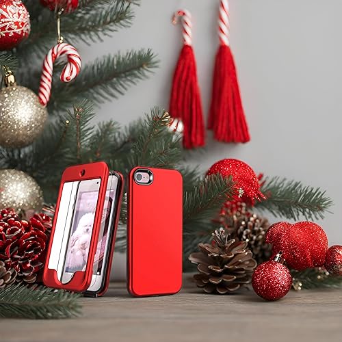 Miniatura 9 de Yamink Funda para iPod Touch 7 con protector de pantalla, funda para iPod Touch 6, iPod Touch 5, híbrida de ajuste delgado, resistente de protección