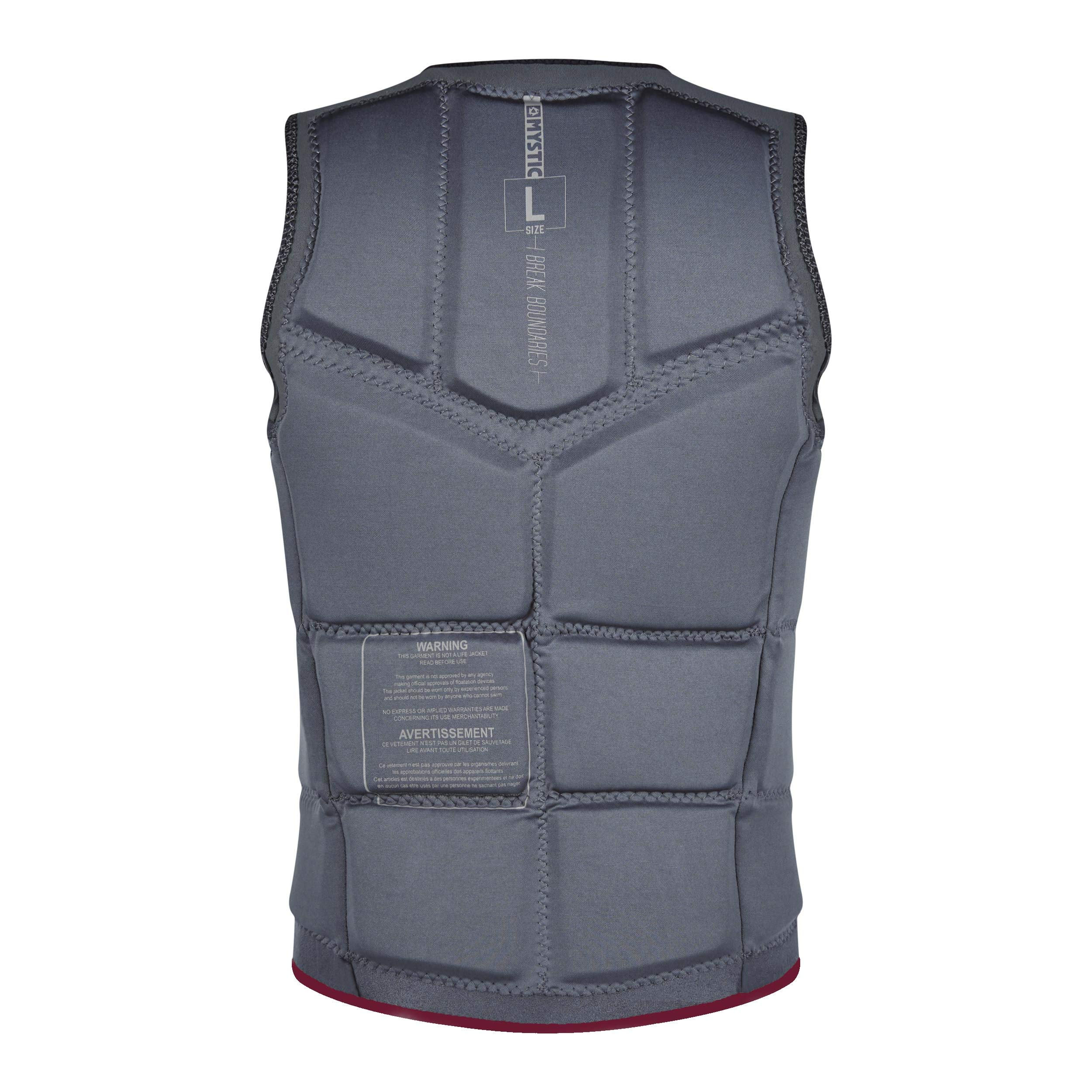 Mystic Star Wake Boarding Front-Zip Impact Vest Petrol XXL
