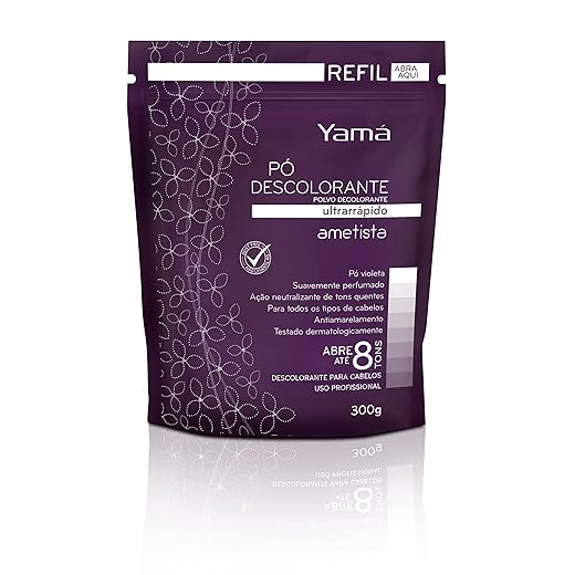 YAMA Pó Descolorante Ametista Refil, Roxo