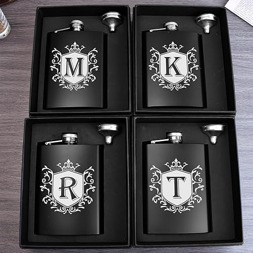 Miniatura 6 de Regalos con monograma para hombres, regalos iniciales personalizados, regalos de padrinos de boda, regalos de Navidad, regalos de cumpleaños para