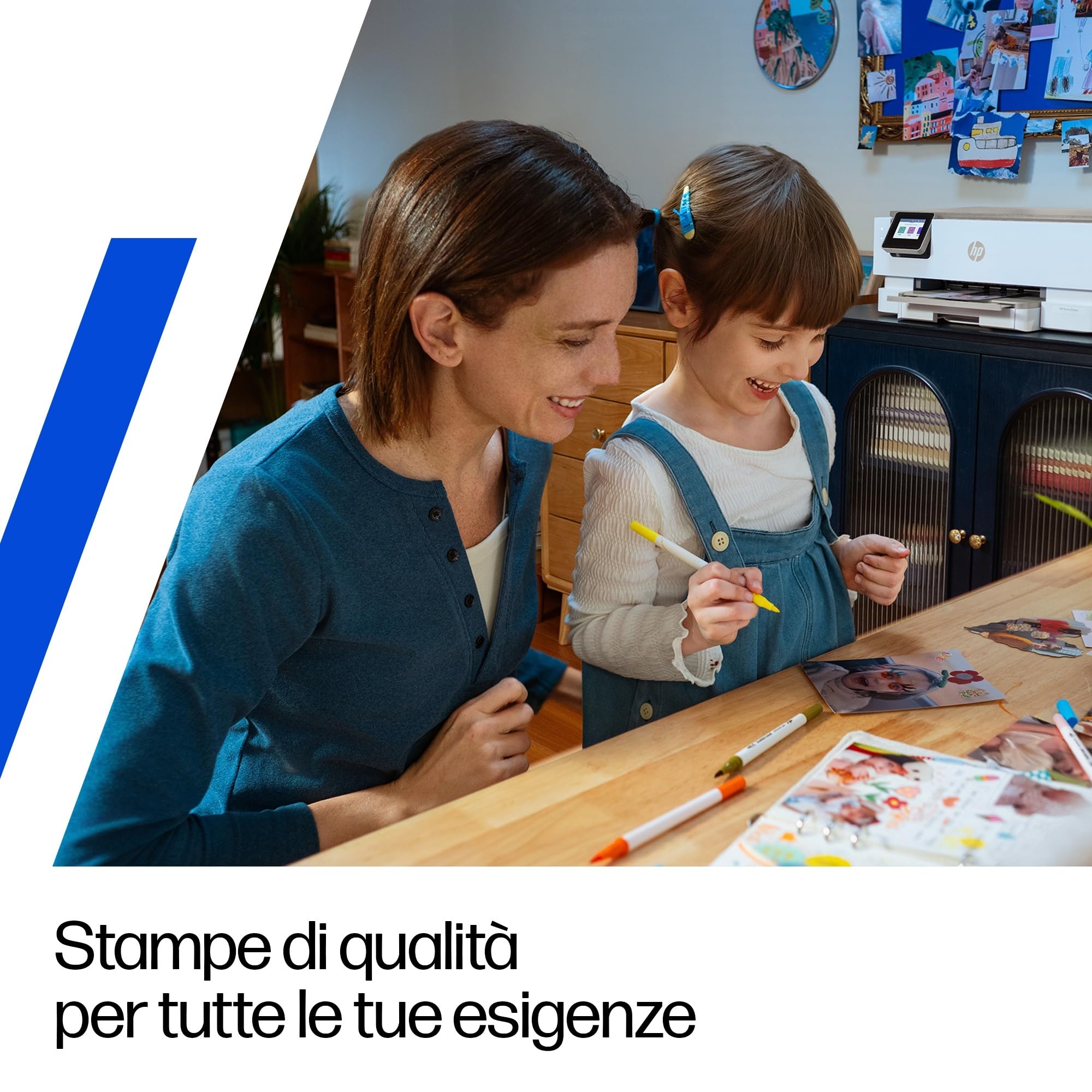 HP Envy Photo 7230 B63JVB, Stampante Multifunzione a Getto d'Inchiostro A4 a Colori, Foto, Fronte/Retro Automatico, 22 ppm, app, 3 Mesi di Inchiostro Instant Ink Inclusi, Bianca
