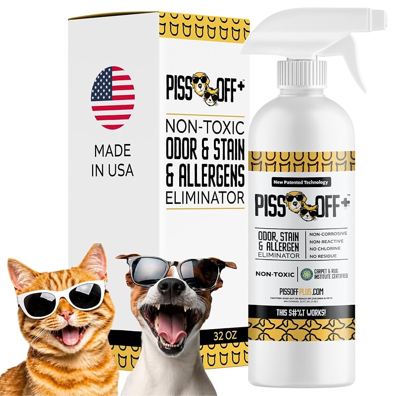 Removedor de Manchas e Odores de Urina de Gato Piss Off P*SS OFF+ Líquido 960 mL