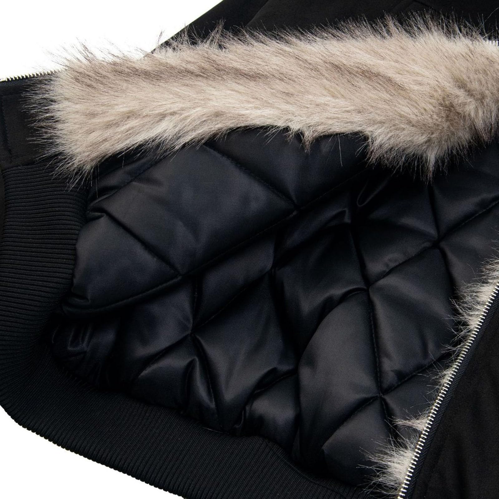 Hoodie Damen Oversized Pullover Sweatshirt Kapuzenpullover Warme Fleecejacke mit gefüttertem schwarzem Saum für luxuriöse lässige und robuste Winterbekleidung