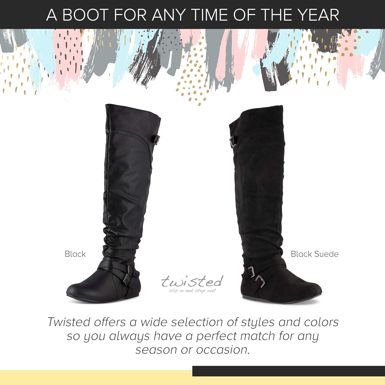 Flat wide calf boots Clearance