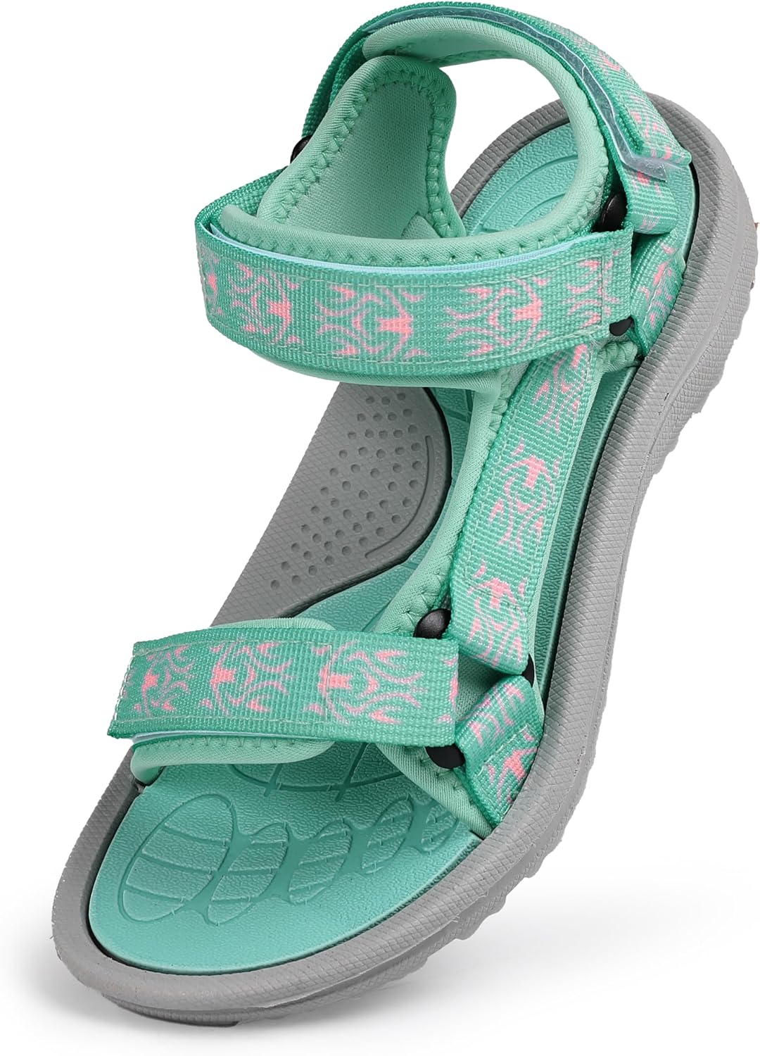 CIOR Boys Girls Sandals Open Toe Summer Outdoor Straps Unisex Kids Sport Sandals Athletic Lightweight for Beach(Little Kid/Big Kid)