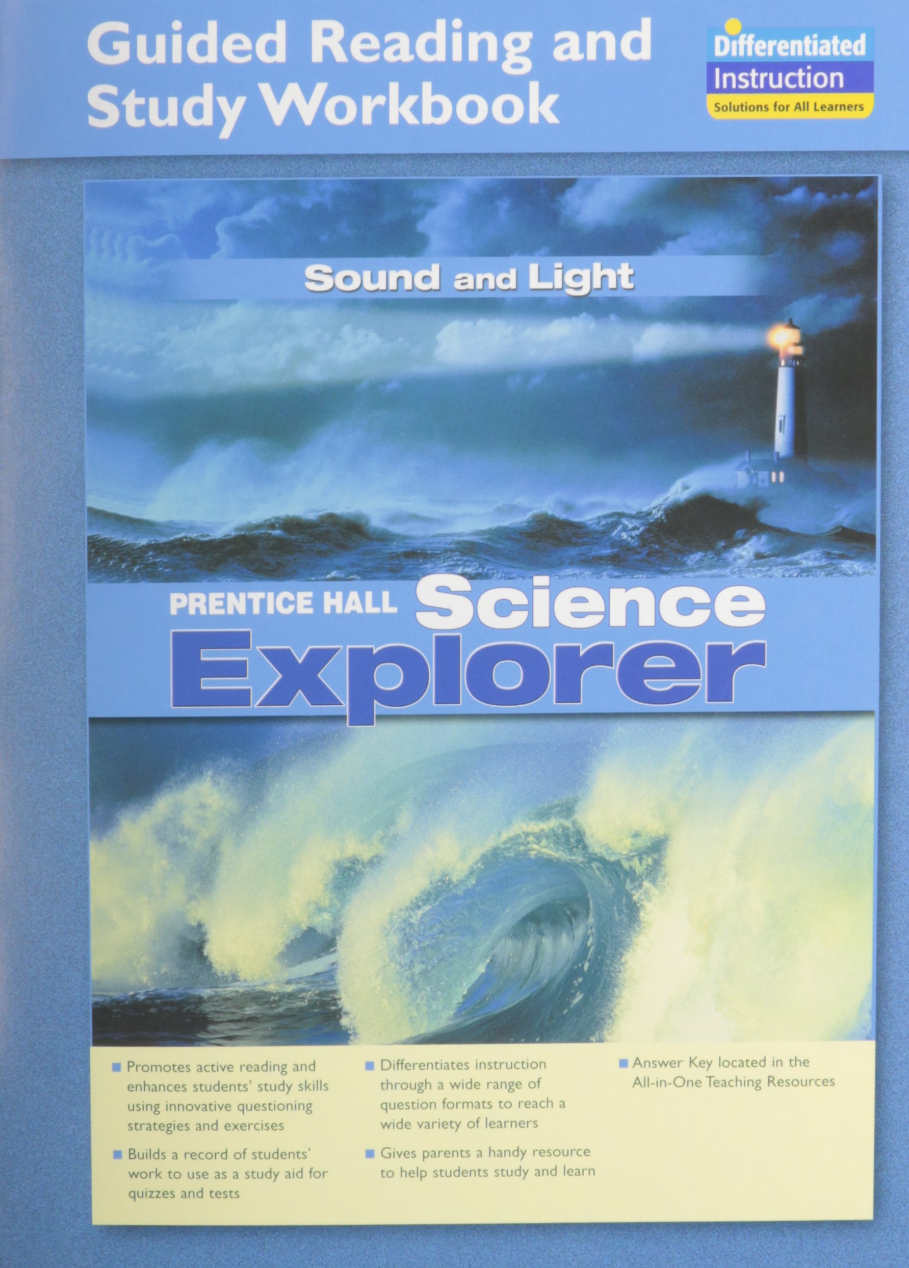 Science Explorer Sound And Light: Guided Reading And Study Workbook