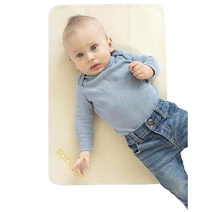 SONDER Leather Baby Changing Mat - Multipurpose Portable Waterproof Diaper Pad - Compact for Travel - Deluxe Leather Diaper Changer - Size 14