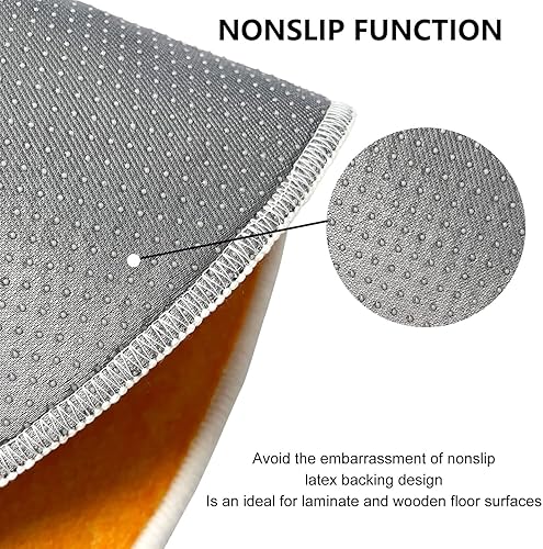 Miniatura 7 de FOMAILE Alfombra para niños, alfombra peluda para dormitorio de los niños, colección suave para jugar, alfombra redonda de aprendizaje y juego para