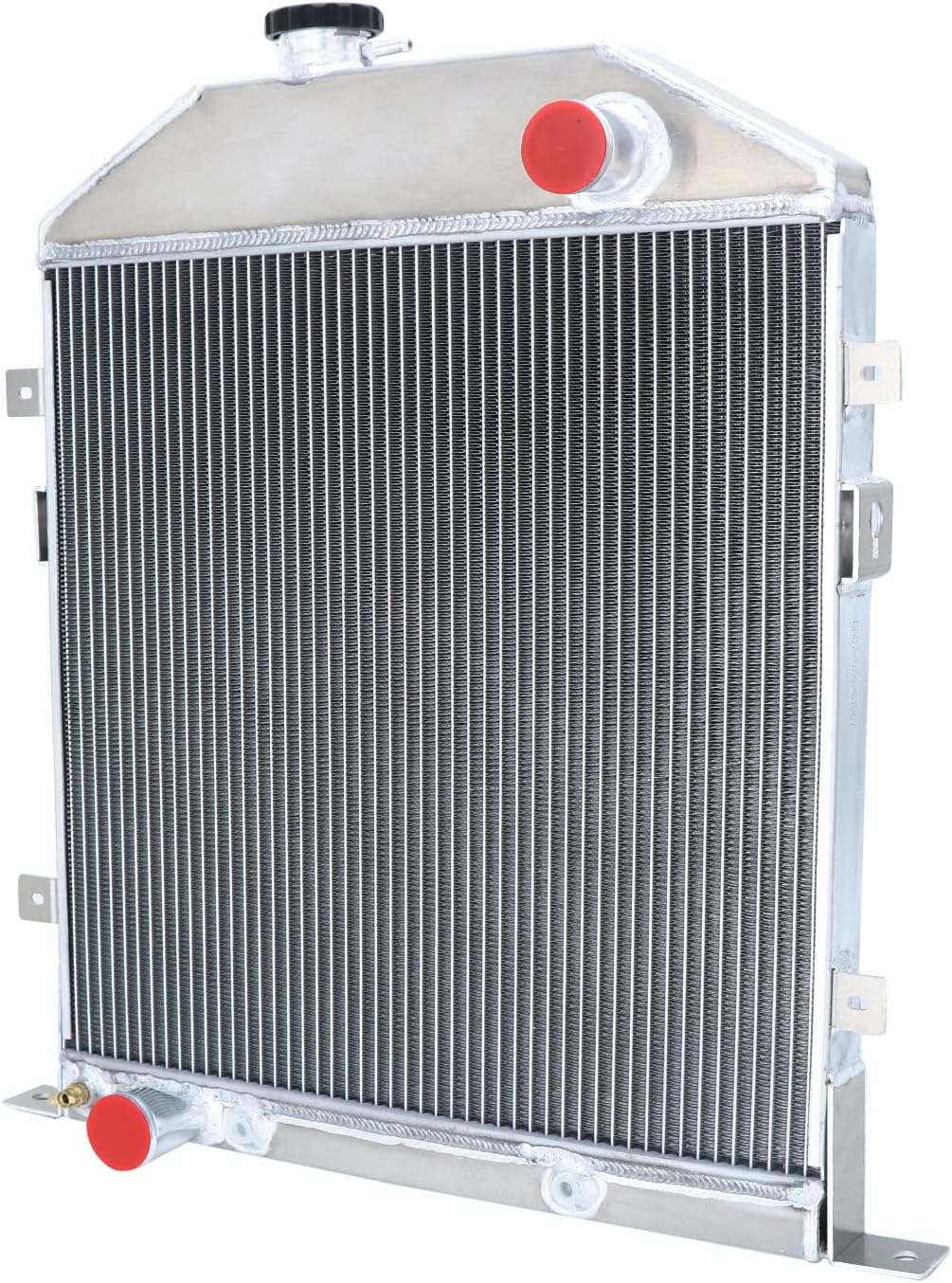 Aluminum Radiator for 1942-1948 Ford Coupe Ford Super Deluxe Deluxe 3.7 3 Row Core Radiators 1943 1944 1945 1946 1947