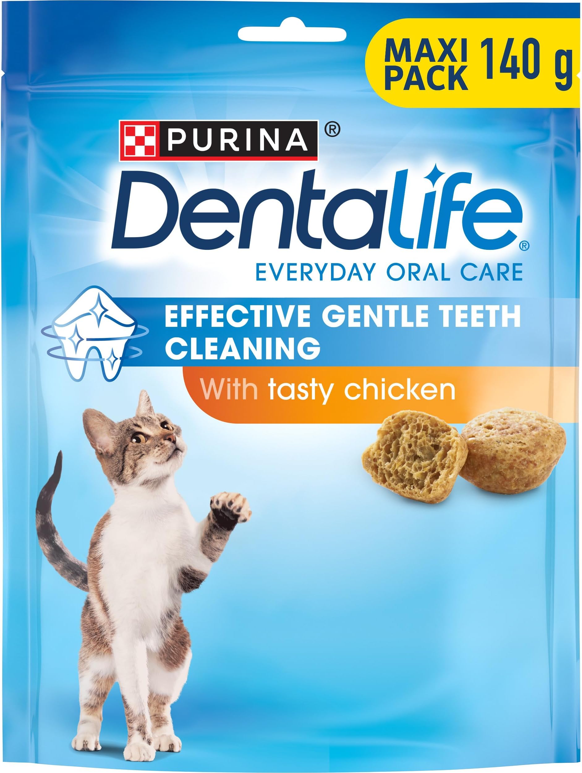 DENTALIFE Dental Chicken Cat Treats 140g (Pack of 5)