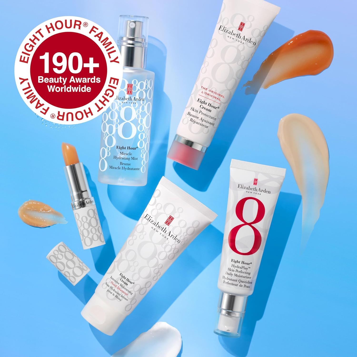 Elizabeth Arden Eight Hour HydraPlay Daily Defense Nourishing Fluid Broad Spectrum Face Sunscreen SPF 40, No White Cast, Non-Comedogenic, Fragrance-Free, 1.7 fl oz. - Image 11