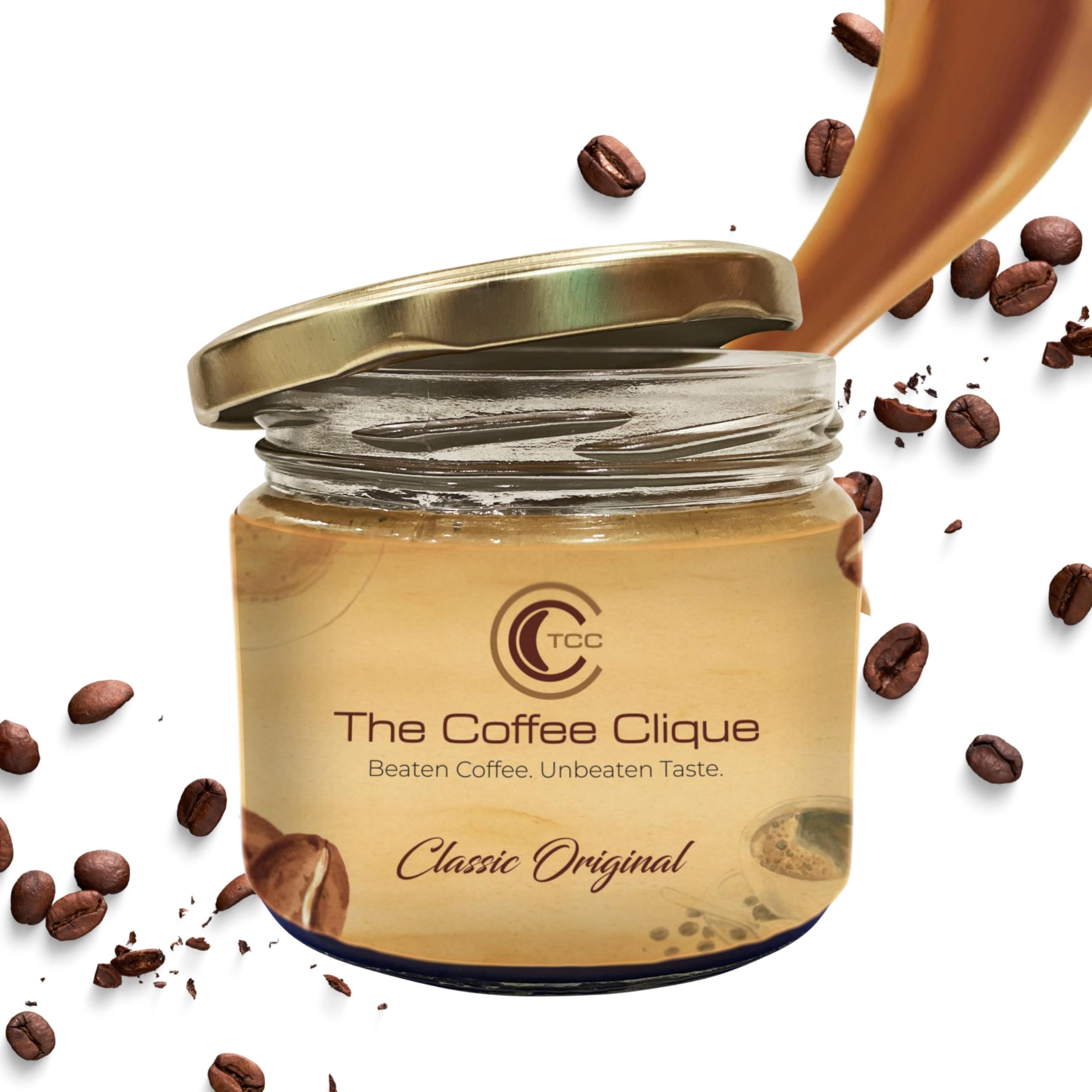 Classic Original | Beaten Coffee Paste | Cafe Like Cappuccino At Home | No Additional Sugar Needed | 250 Grams