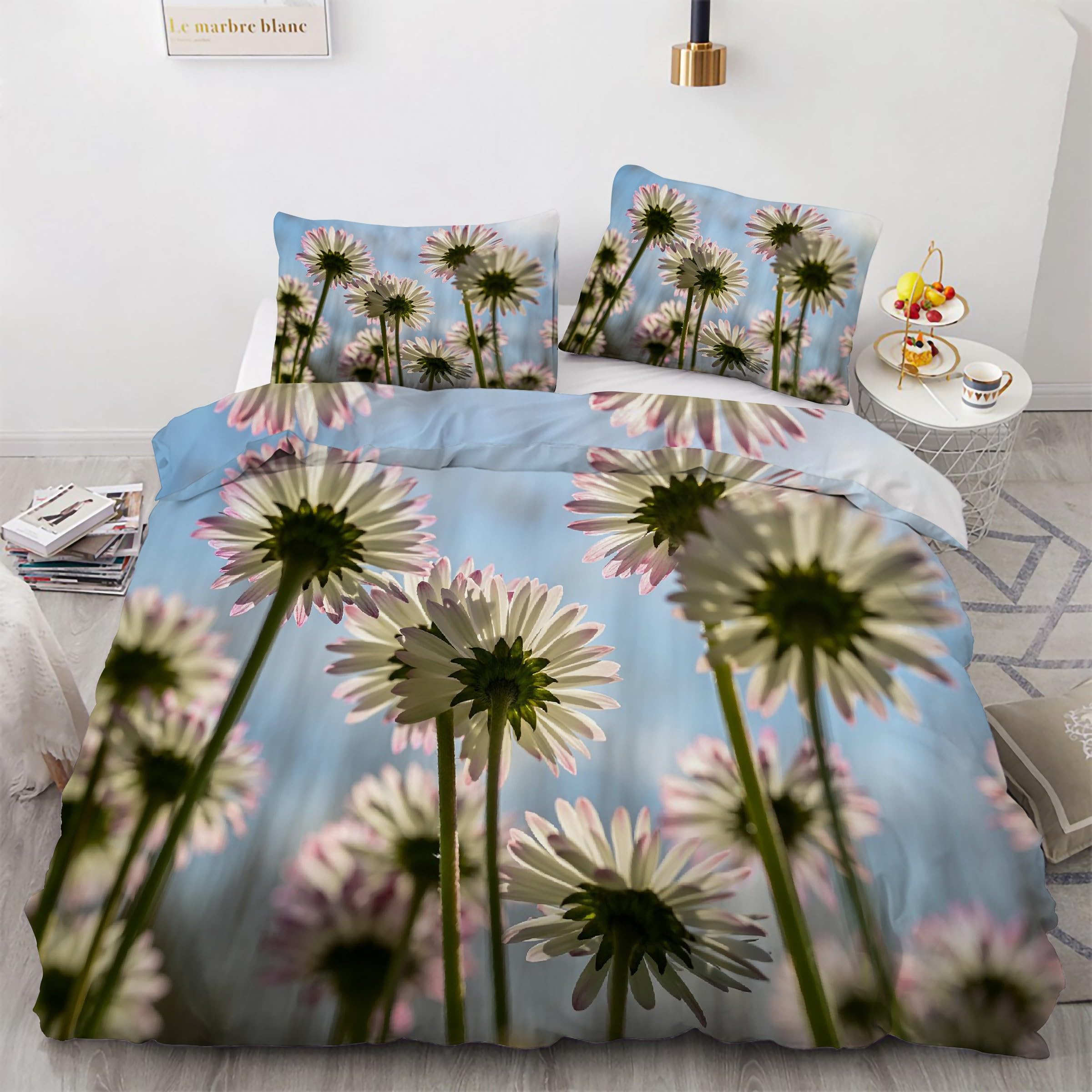 Housse de couette 200x200 respirante et douce avec fermeture éclair