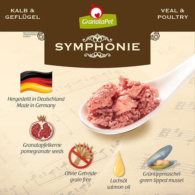 Foto 5 de 6 de GranataPet Symphonie No. 6 - Alimento para Gatos sin Cereales ni azúcares, Filete en gelatina Natural…