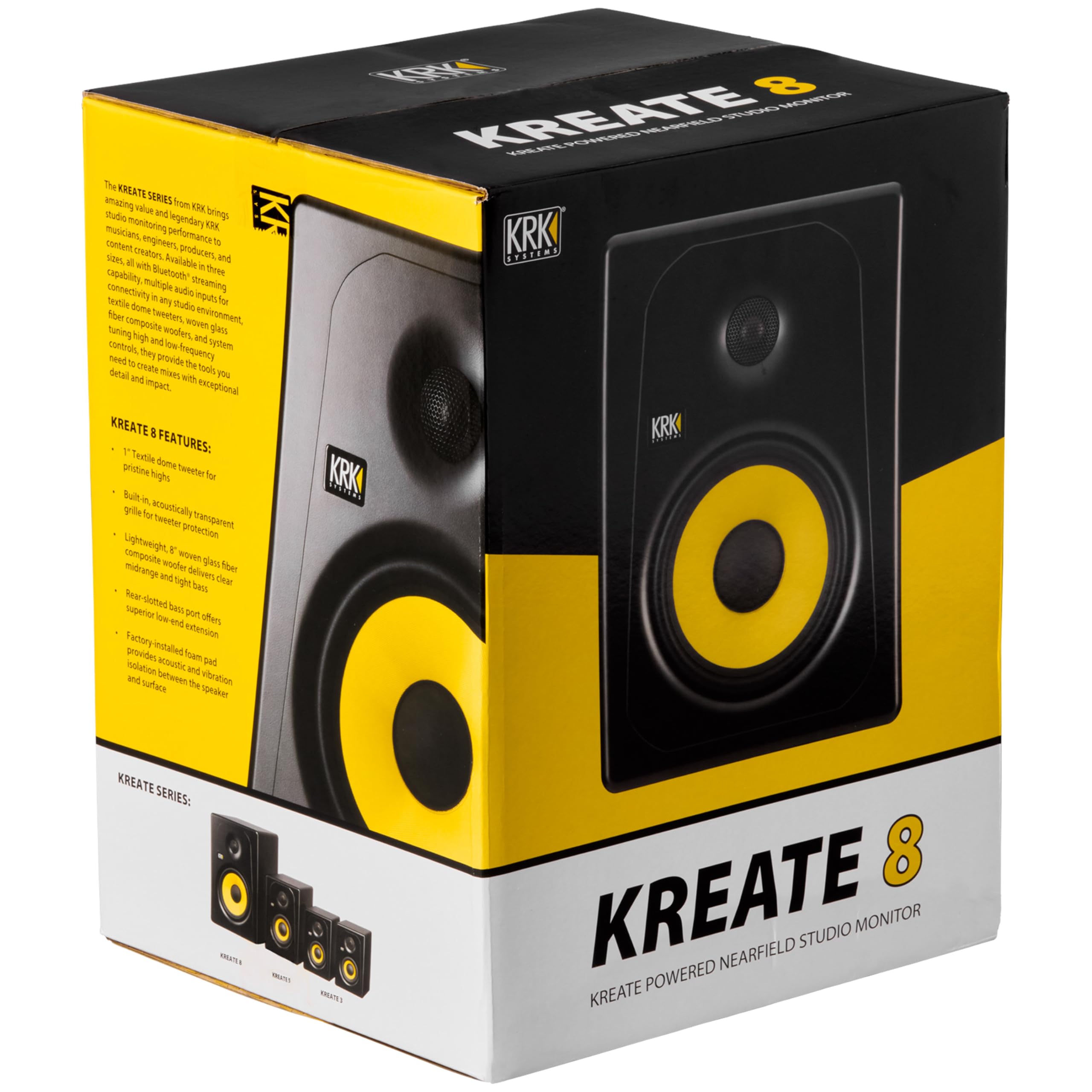 KRK Altoparlante di monitoraggio Kreate 8 (pezzo)
