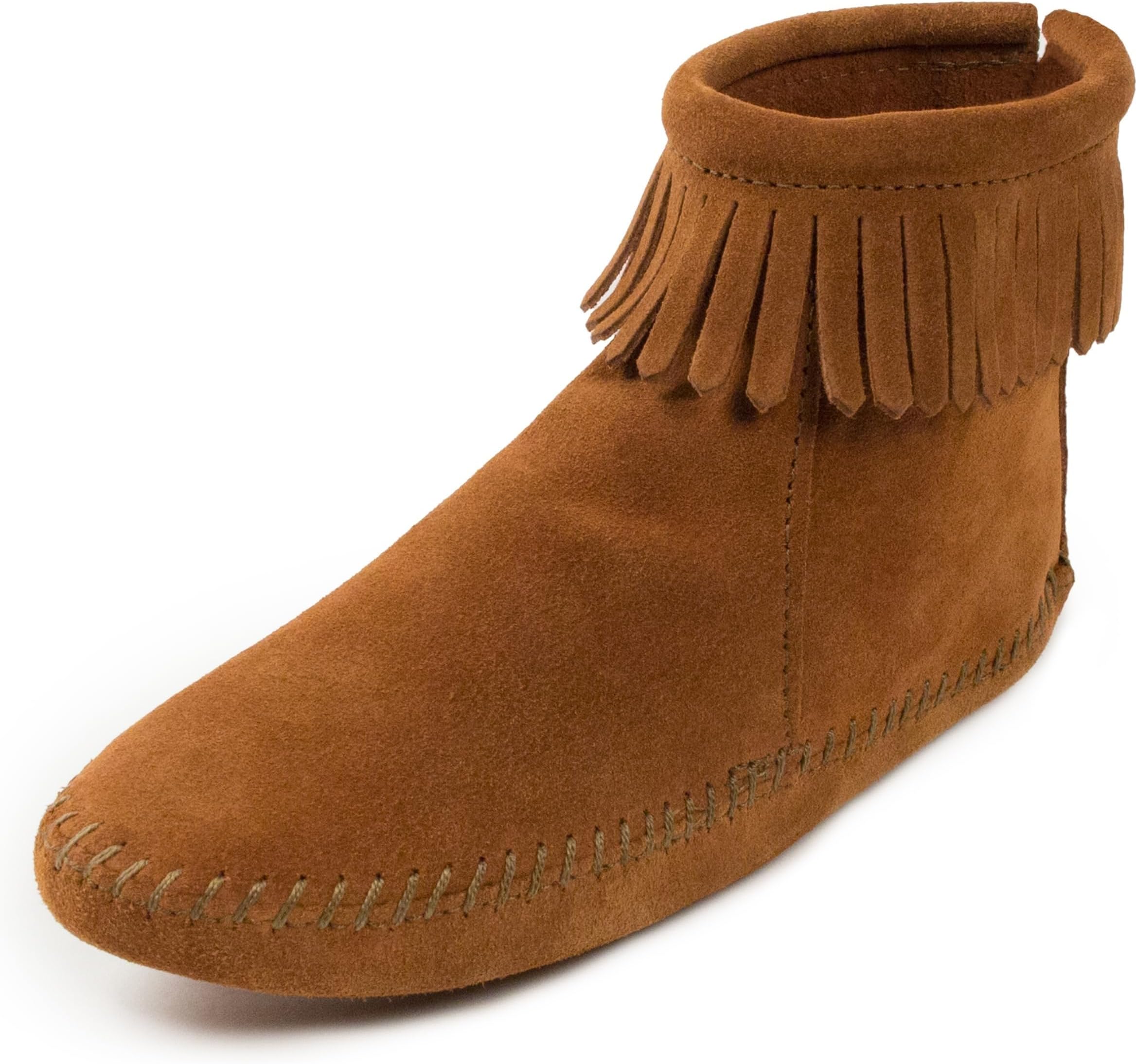 Minnetonka Women's Back Zipper Bootie - Hardsole