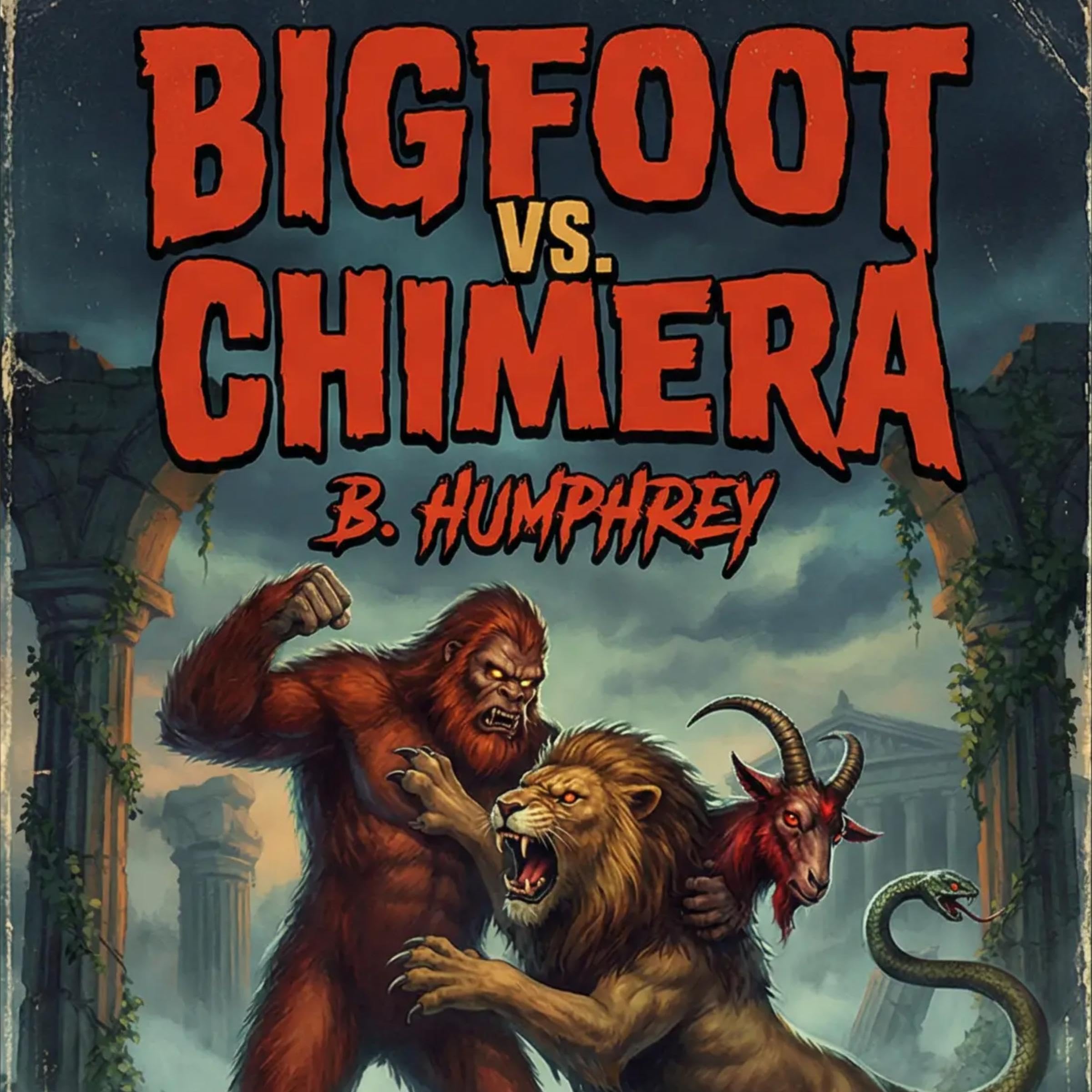 Cover art for Bigfoot vs. Chimera