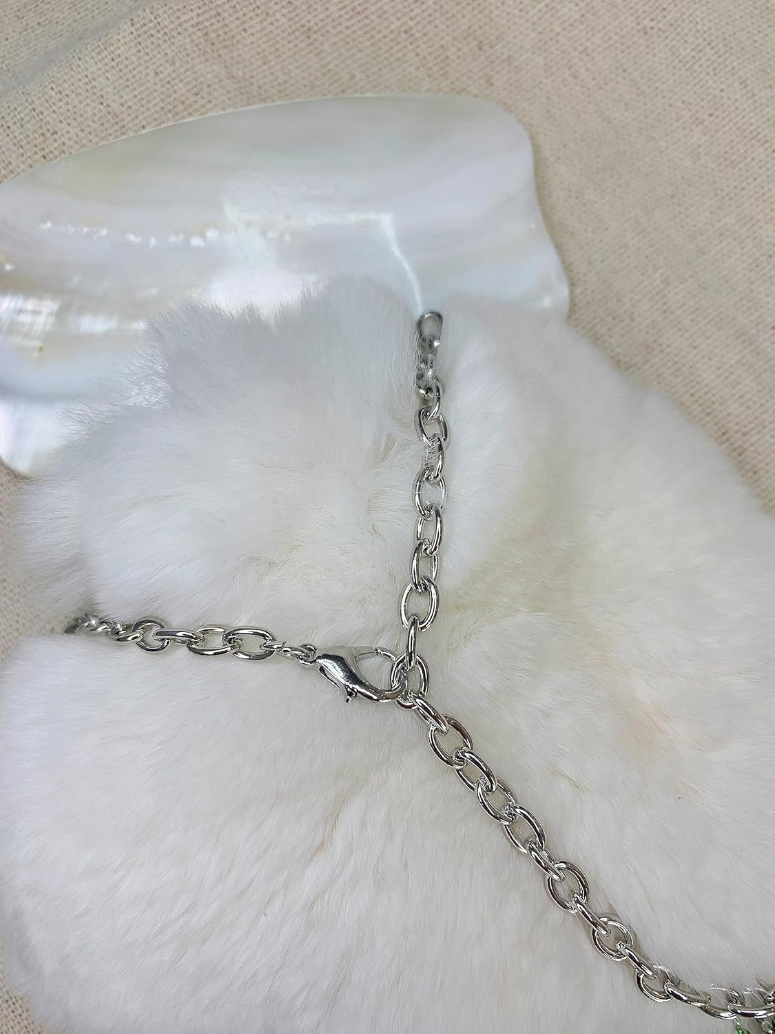 Crystal Flower Bib Statement Necklace Set Chunky Diamond Flower Statement Necklace & Earrings Drama Bib Collar Jewelry Set for Women Prom Party Jewelry - Image 5