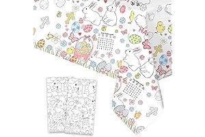 Add Some Holiday Charm with Avezano's Vibrant Easter Table Clothes