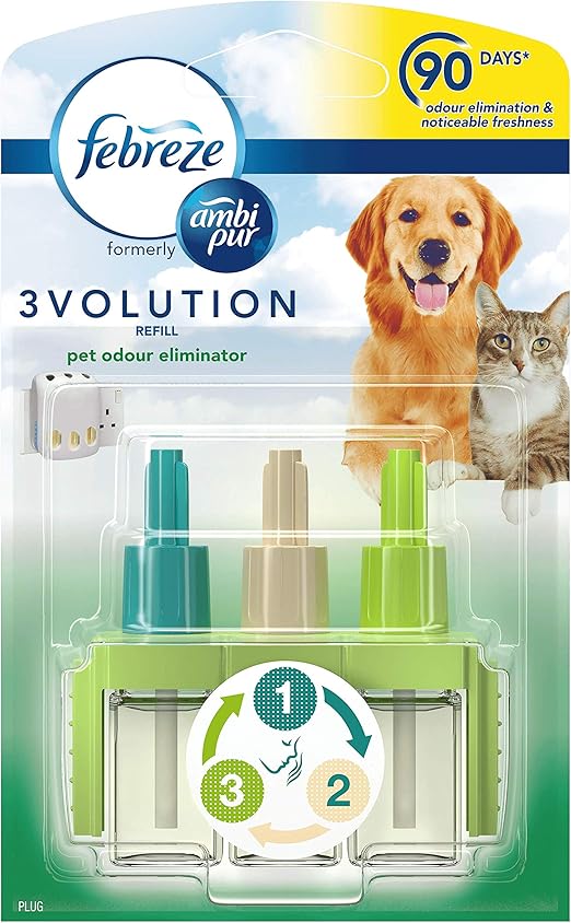 Febreze With Ambi Pur 3volution Air Freshener Plug In Refill Pet 20ml Amazon Co Uk Grocery
