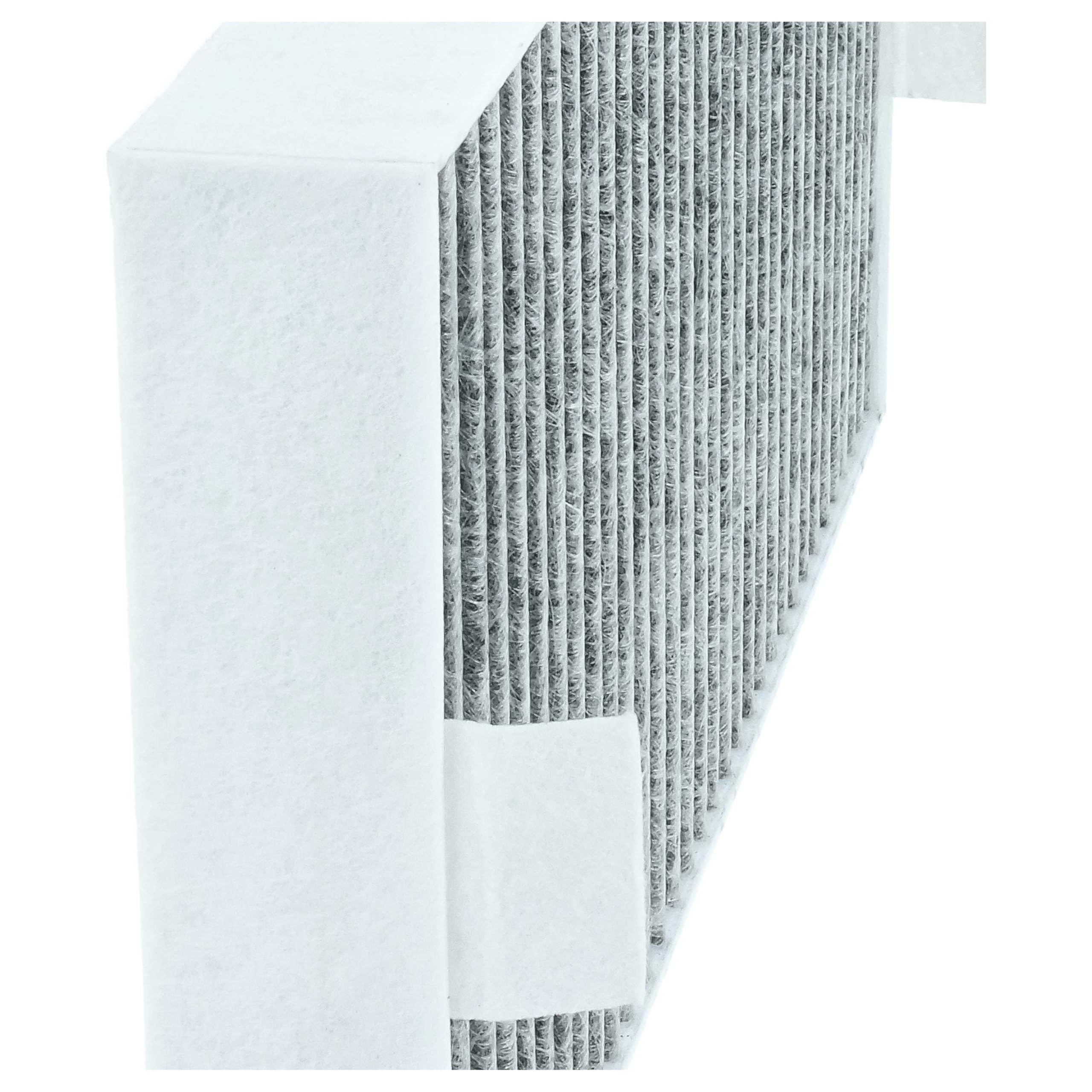 vhbw 4x Filtro a carboni attivi sostituisce Miele DKF 35-S, 12187430 per aspiratori per piano cottura