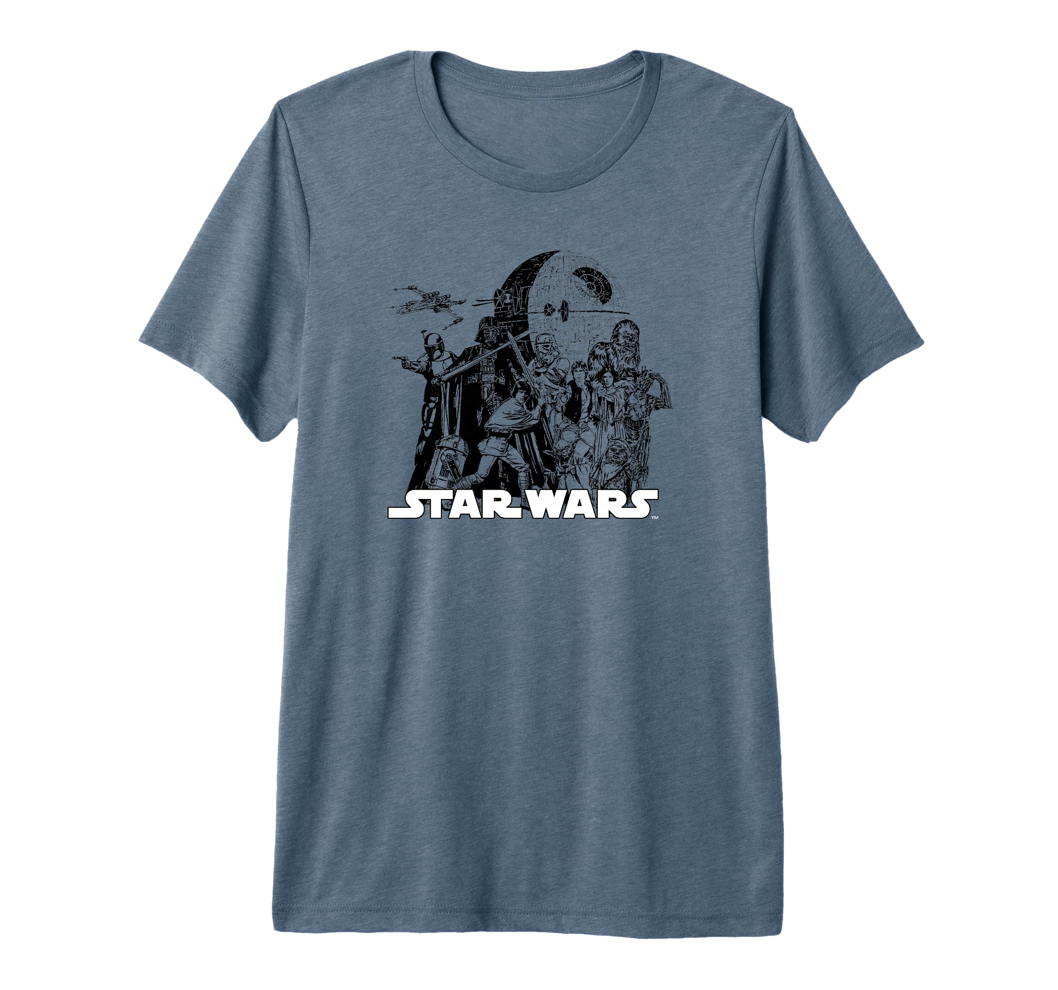 T-shirt Star Wars de qualité supérieure avec impression sérigraphique durable - 2