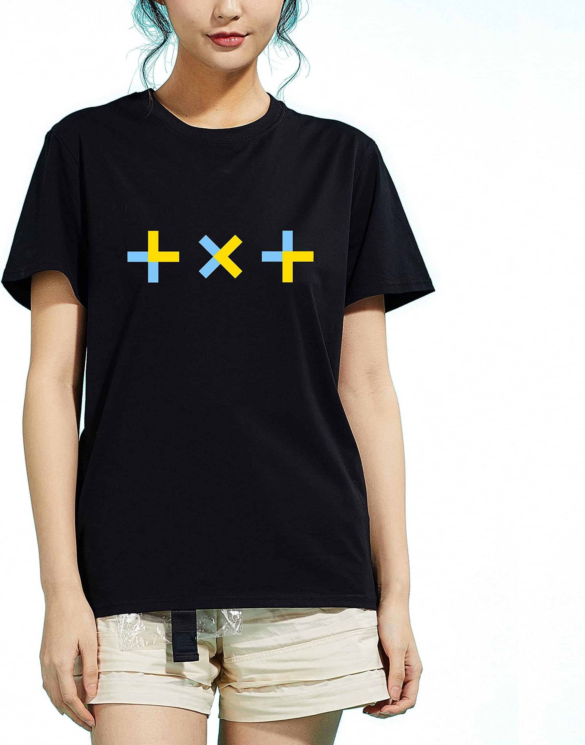 Kpop Merch TXT T-Shirt Yeonjun Soobin Taehyun Hueningkai Beomgyu Tee Shirt