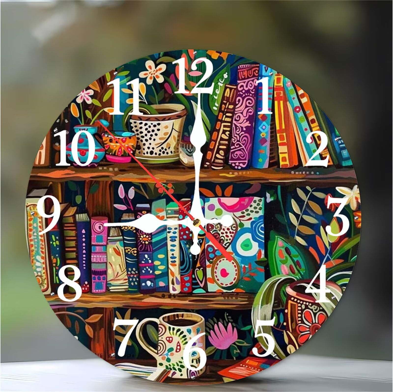 Horloge Murale sans Tic-tac pour une Ambiance Calme dans Votre Chambre